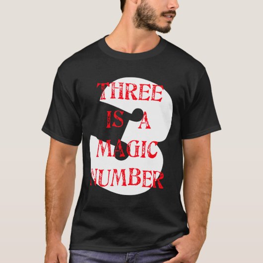 3 ist eine Dateikennung T-Shirt (Vorderseite)