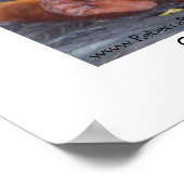 3 ist keine Menschenmenge - Orangutan Babys Poster (Ecke)