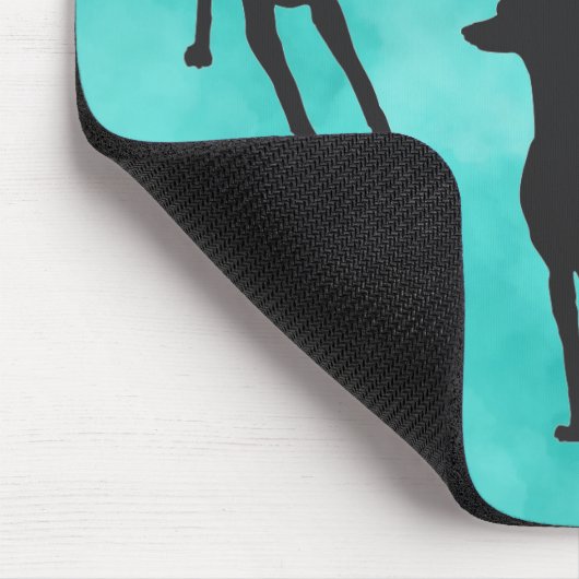 3 Italienische Windhunde Mousepad (Ecke)