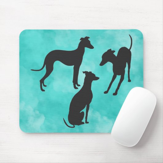 3 Italienische Windhunde Mousepad (Mit Mouse)