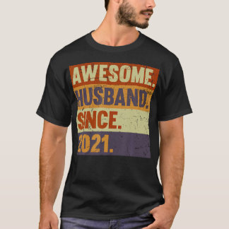 3. Jahr Hochzeit Jahrestag Epic Phantastisch Husba T-Shirt