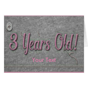 3 Jahre alt