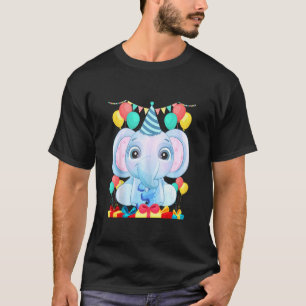 3 Jahre alt 3. Geburtstag Elefant Lover T-Shirt