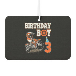 3 Jahre alt Kind - Geburtstagskind - Dirt Bike - M Autolufterfrischer
