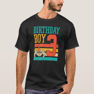 3 Jahre alt Niedlich Jumping Spider Geburtstag Jun T-Shirt