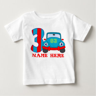 3 Jahre alte Geburtstags- Baby T-shirt