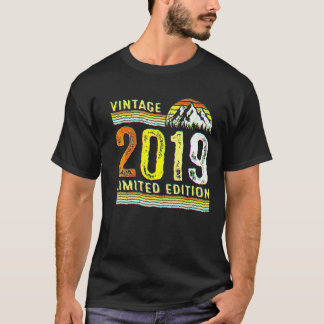 3 Jahre alte Vintage 2019 3. Geburtstag T-Shirt