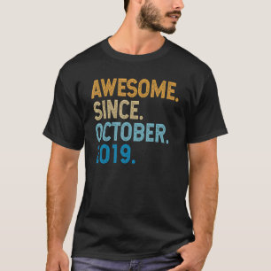 3 Jahre alter Witz Phantastisch seit Oktober 2019  T-Shirt