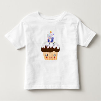3 Jahre Cupcake T - Blue Kleinkind T-shirt