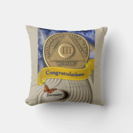 3 Jahre INDIVIDUELLE NAME OM Jubiläumsfeier Kissen