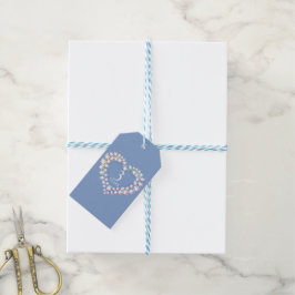 3 Jahre Kristalljubiläum Blau Geschenkanhänger