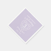 3 Jahre Liebe Serviette (Ecke)