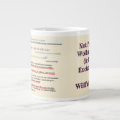 > 3 Jahre = Willful Negligence by RoseWrits Jumbo-Tasse (Vorderseite)