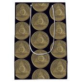 3-Jahres-OM-Jubiläumin Mittlere Geschenktüte (Rückseite)