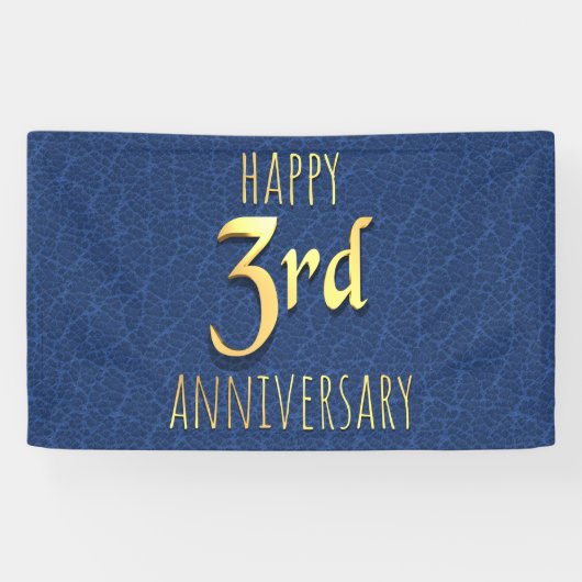 3. Jahrestag Banner (Horizontal)