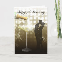 3. Jahrestag - Champagner