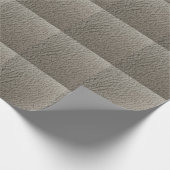 3. Jahrestag, Imitat Leather Geschenkpapier (Ecke)