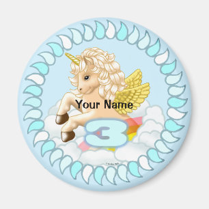 3-jähriger Unicoron-Magnet Magnet