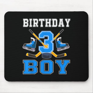 3-jähriges Junge Eishockey 3. Party Mousepad
