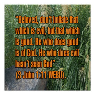 3 Johannes 1:11 WEBU Poster
