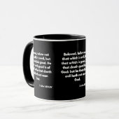 3. John 1:11 KJV Bibelschrift Zweitklone-Tasse Tasse (Vorderseite Links)