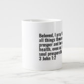 3 John 1:2 - Jumbo-Tasse (Vorderseite)