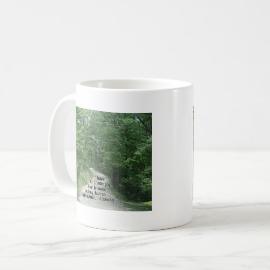 3. John 1:4 Kaffeetasse (Vorderseite Links)