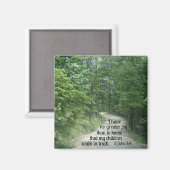 3. John 1:4 Magnet (Vorderseite/Rückseite)