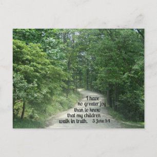 3. John 1:4 Postkarte