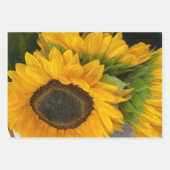 3. Jubiläum Sonnenblume Geschenkpapier Set (Vorderseite 3)