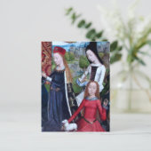 3 Jungfrauen Märtyrer in einem Garten (Einzelheite Postkarte (Stehend Vorderseite)