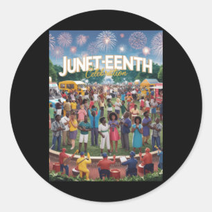 3. Juni Runder Aufkleber
