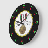 3 KAMPAGNE STARTEN AFGHANISTAN KRIEG VETERAN GROßE WANDUHR (Winkel)