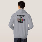3 KAMPAGNSTERN / GOLFKRIEG VETERAN HOODIE (Schwarz voll)