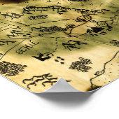 3. Karte des Vergessenen Reiches Poster (Ecke)