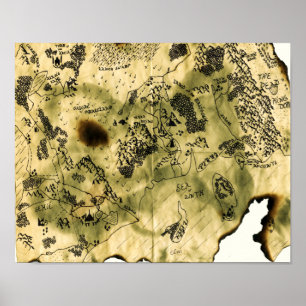 3. Karte des vergessenen Reichs Poster