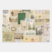 3 Karte & Garden Document Collage Ephemera Sheets Geschenkpapier Set (Vorderseite 2)
