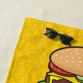 3 Käseburger Strandtuch (Beispiel)