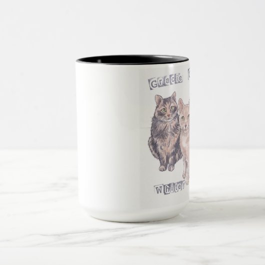 3 Kätzchen-Tasse Tasse (Zentrum)