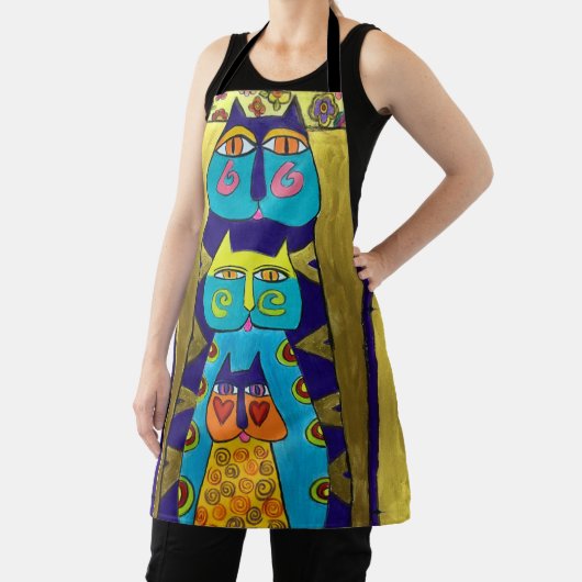 3 Katze Schürze (InSitu)