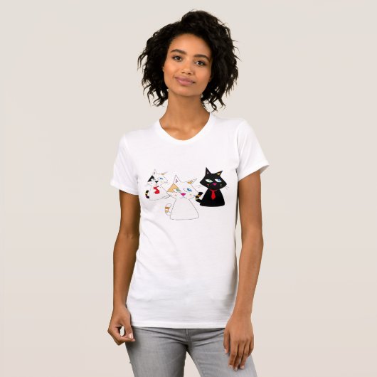 3-KATZEN T-Shirt (Vorne ganz)