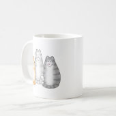 3 Katzen-Tasse Kaffeetasse (Vorderseite Links)