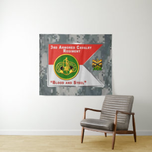 3. Kavallerieregiment “Brave Rifles” Wandteppich