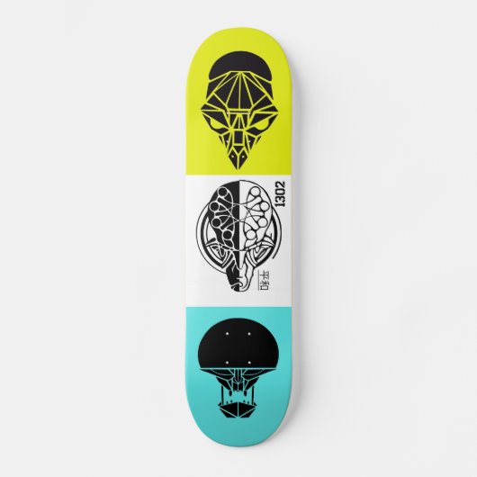 3-Kings Skateboard (Vorderseite)