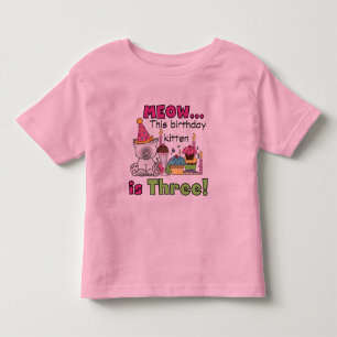 3. Kitten Geburtstag T - Shirt und Geschenke