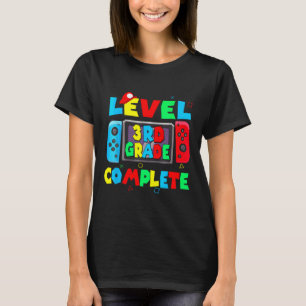 3. Klasse abgeschlossen letzten Tag Video Spiel de T-Shirt