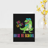 3. Klasse der dritten Klasse Funny Back to School Karte (Gelbe Blume)