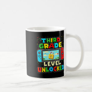 3. Klasse freigeschaltet Lustiger Gamer Jungen Ck Kaffeetasse