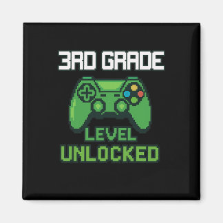 3. Klasse freigeschalteter Gamer Ck Zur Schule Jun Magnet