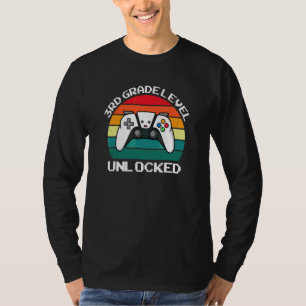 3. Klasse freigeschalteter Videospieler Zurück zur T-Shirt